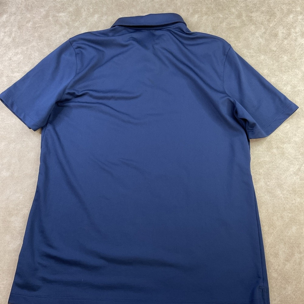 Nike Polo Shirt Berkeley Lacrosse Embroidered Logo Navy Short Sleeve Men‎ Sz L - Picture 2 of 6